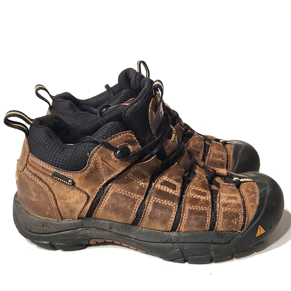 Keen Dry Leather Waterproof Outdoor Midi Hiking Shoes Brown Men's 7.5 EU 40 - Picture 8 of 14